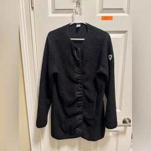 Women’s The Black Dog Longer Length Snap Button Down Fleece Jacket